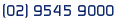 Phone Dominelli at 02 9545 9000